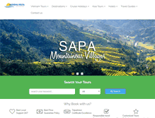 Tablet Screenshot of mekongdeltatravelvietnam.com